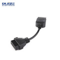 9Pin Male to OBD OBD2 OBDII DLC 16 Pin 16Pin Female Car Diagnostic Tool Adapter Converter Cable